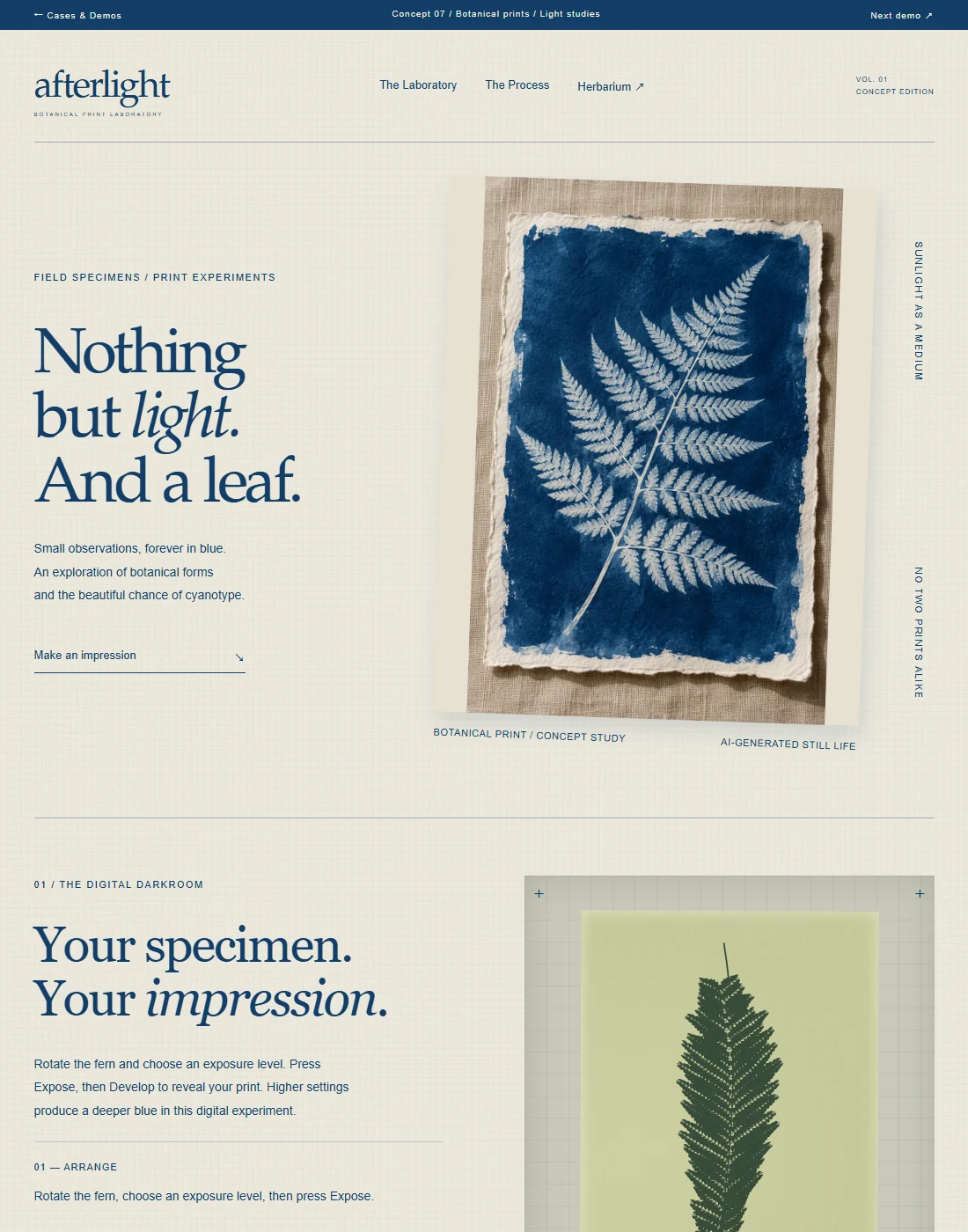 Brands & retail — design example