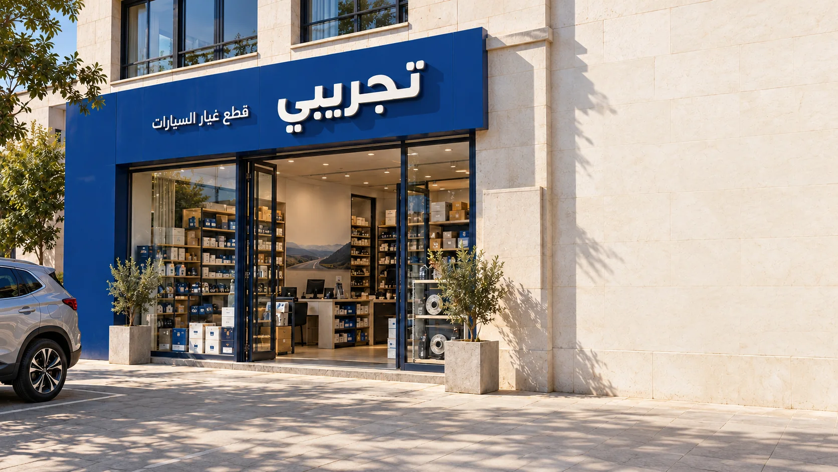 تصوّر توضيحي لمتجر قطع غيار، وليس متجراً حقيقياً