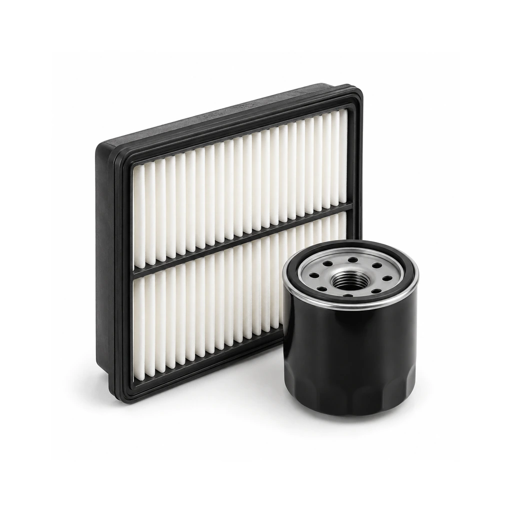 Filtro de aire y filtro de aceite (imagen ilustrativa)